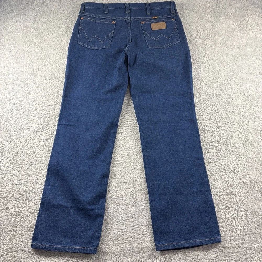 Vintage Wrangler Cowboy Cut Jeans Mens 33x30 (Fits 32x29) Dark Wash 936PWD